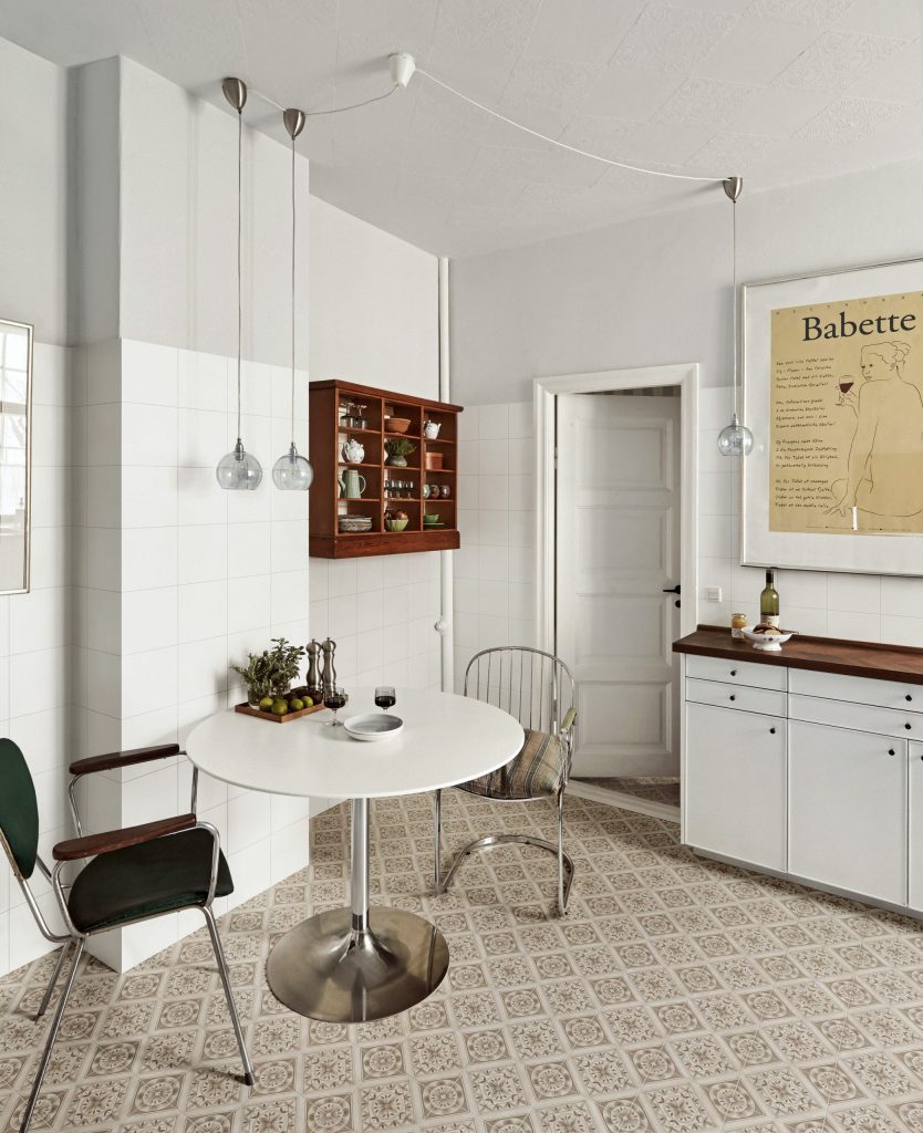 CLAY POMICE DECORO QUADRI + CLAY BIANCO