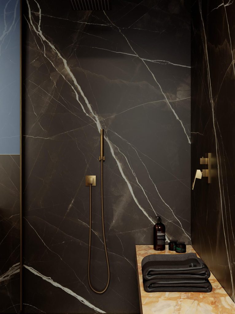 XL MARBLE CALACATTA BLACK NATURALE